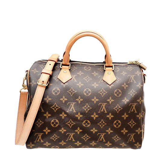 Louis Vuitton Monogram Speedy Bandouliere 30 Bag