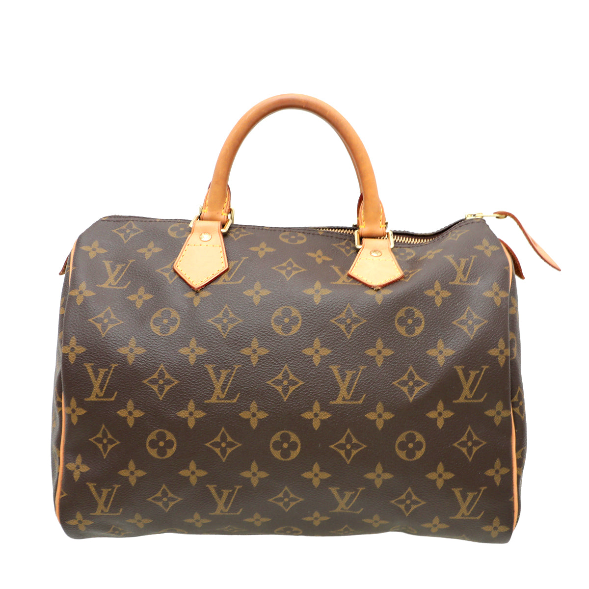 Louis Vuitton Brown Monogram Speedy 30 Bag-Louis Vuitton-THE CLOSET