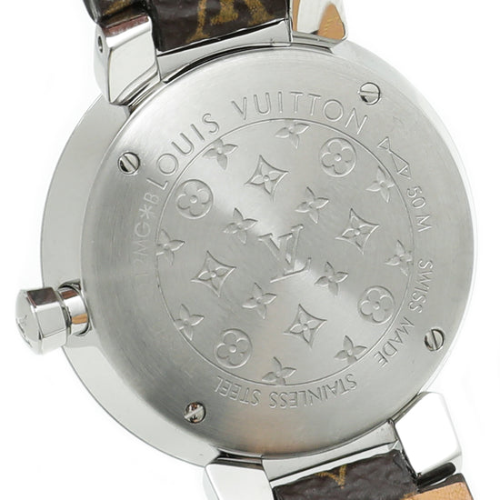 Tambour Slim Monogram Dentelle, Quartz, 33mm, Diamonds - Watches