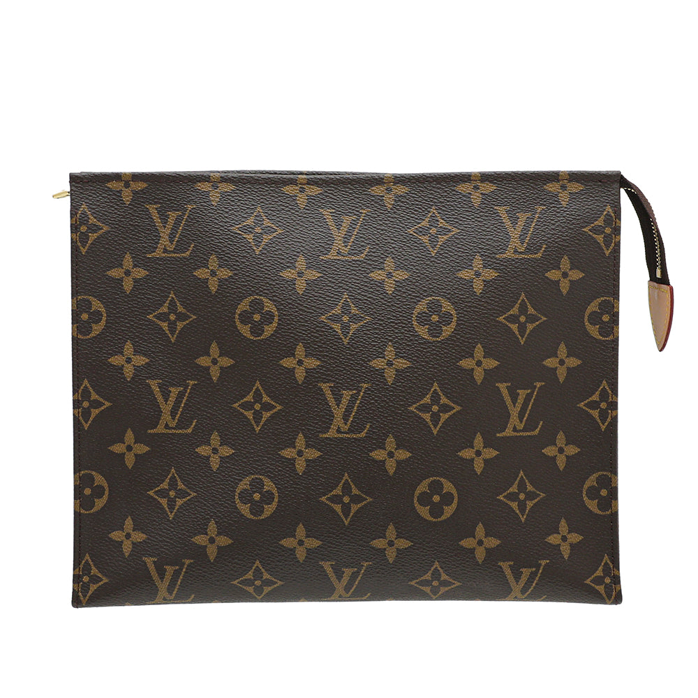 Louis Vuitton Brown Monogram Toiletry Pouch 26-Louis Vuitton-THE CLOSET