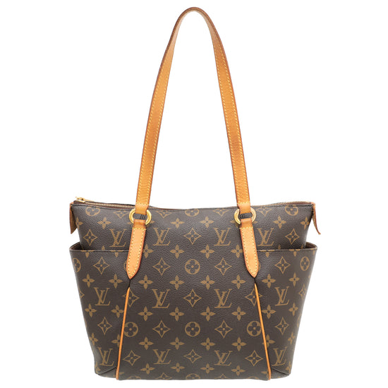 Auth Louis Vuitton Monogram Canvas Totally MM Tote