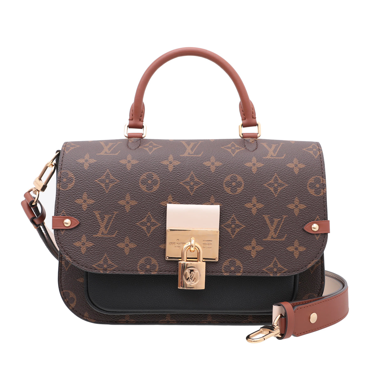 Louis Vuitton Noir Monogram Vaugirard Bag-Louis Vuitton-THE CLOSET