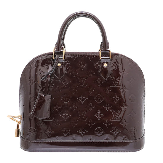 Louis Vuitton Amarante Monogram Vernis Alma Bag