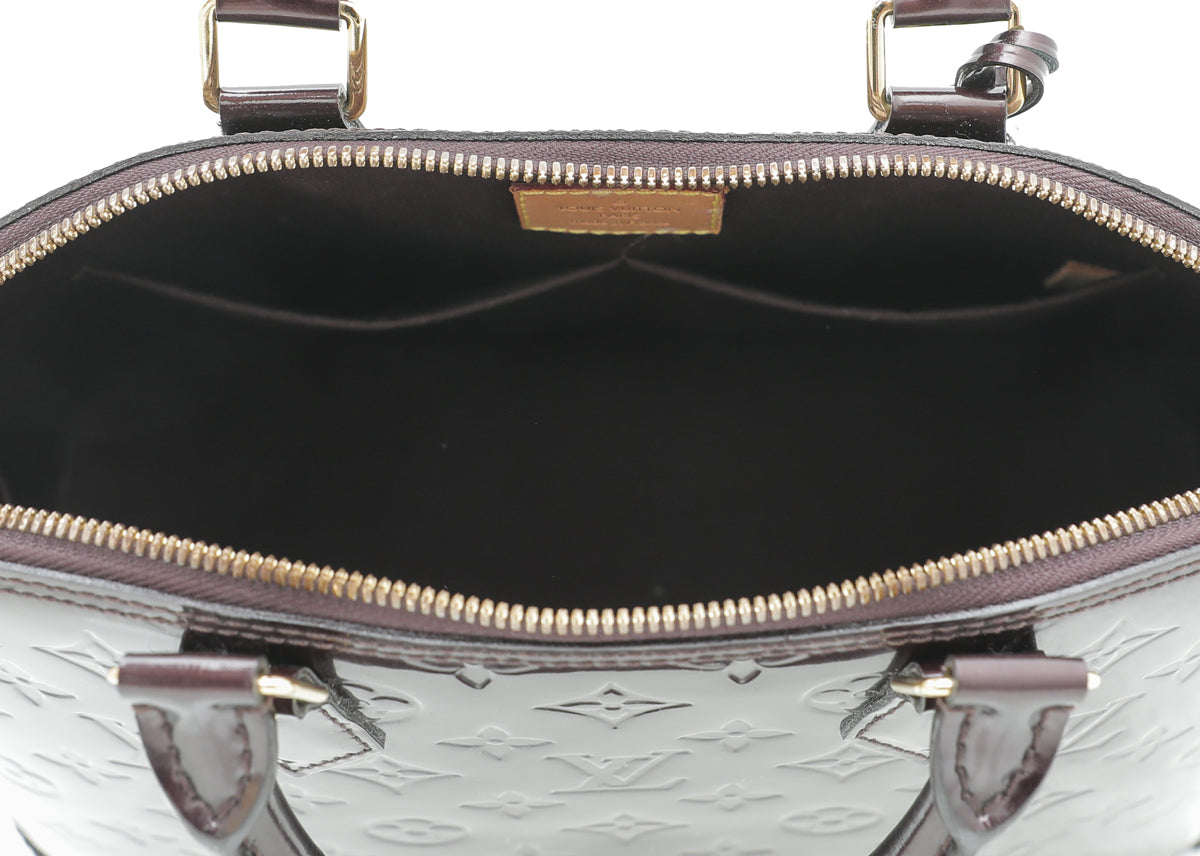 Louis Vuitton Amarante Monogram Vernis Alma PM Bag-Louis Vuitton-THE CLOSET