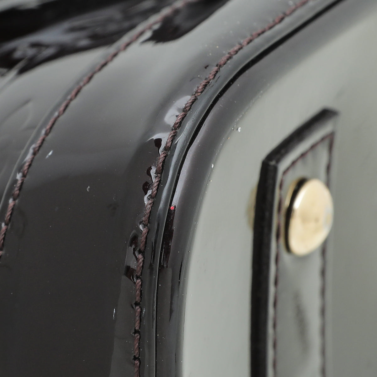 Louis Vuitton Amarante Monogram Vernis Alma BB Bag-Louis Vuitton-THE CLOSET