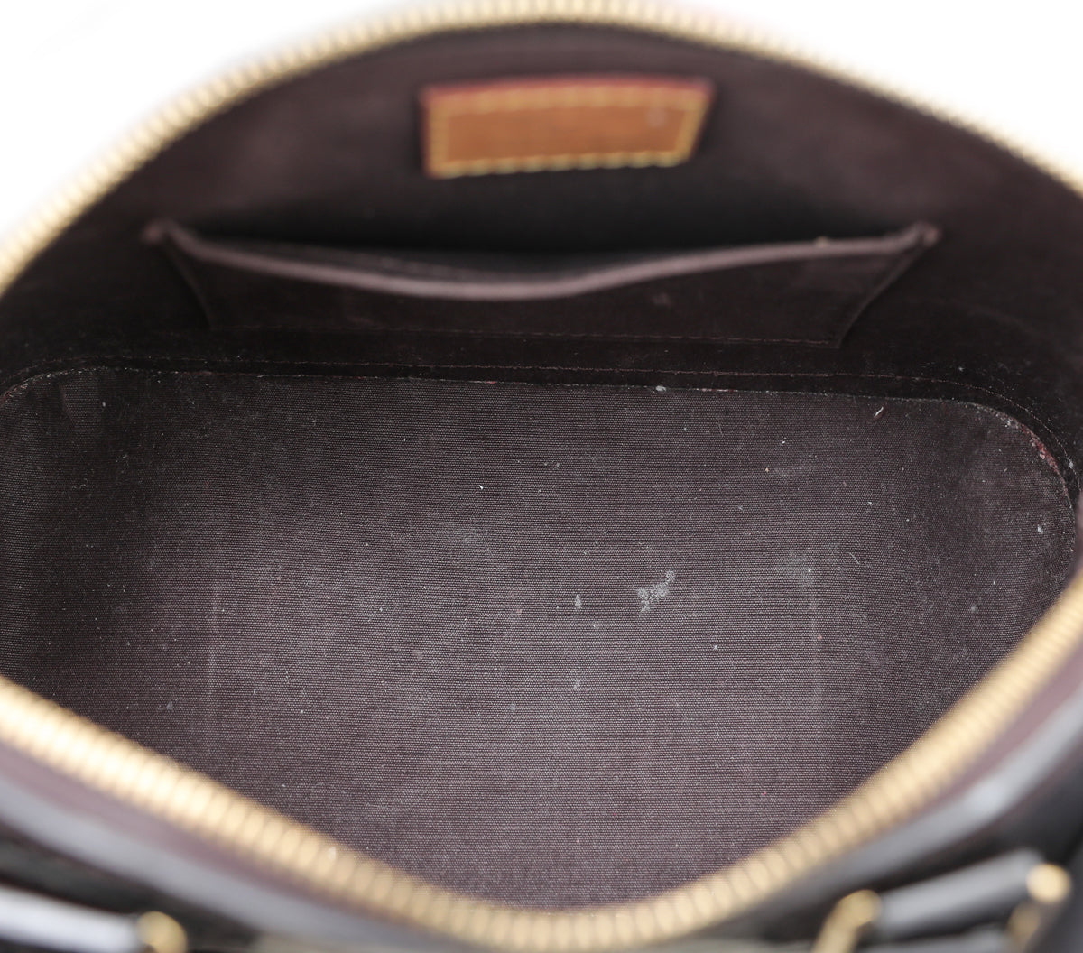 Louis Vuitton Amarante Monogram Vernis Alma BB Bag-Louis Vuitton-THE CLOSET