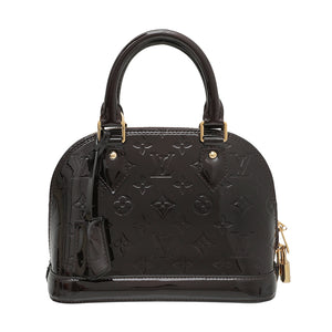 لويس فويتون أمارانتي monogram Vernis Alma BB Bag