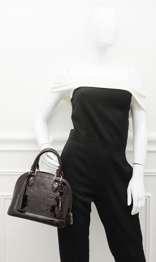 Louis Vuitton Amarante Monogram Vernis Alma BB Bag