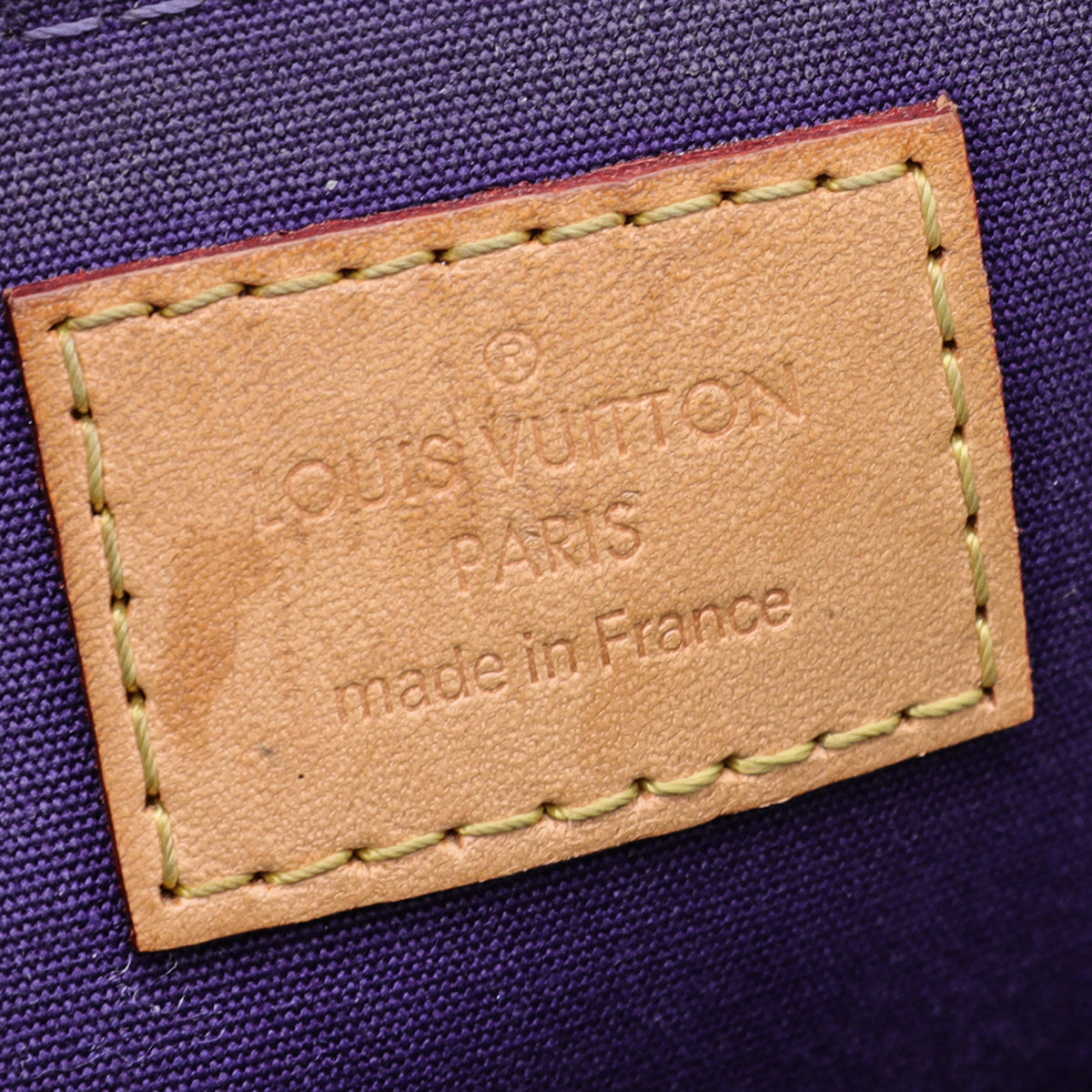 Louis Vuitton Monogram Vernis Blueberry Alma BB Bag