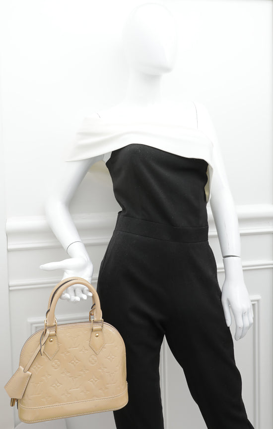 Louis Vuitton Monogram Vernis Alma BB - Neutrals Handle Bags, Handbags -  LOU745094