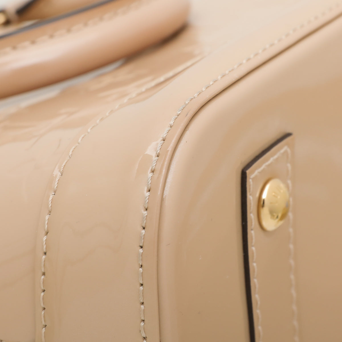 Louis Vuitton Dune Monogram Vernis Alma BB Bag - Yoogi's Closet