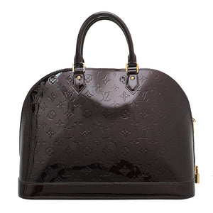 لويس فويتون أمارانتي monogram Vernis Alma GM Bag