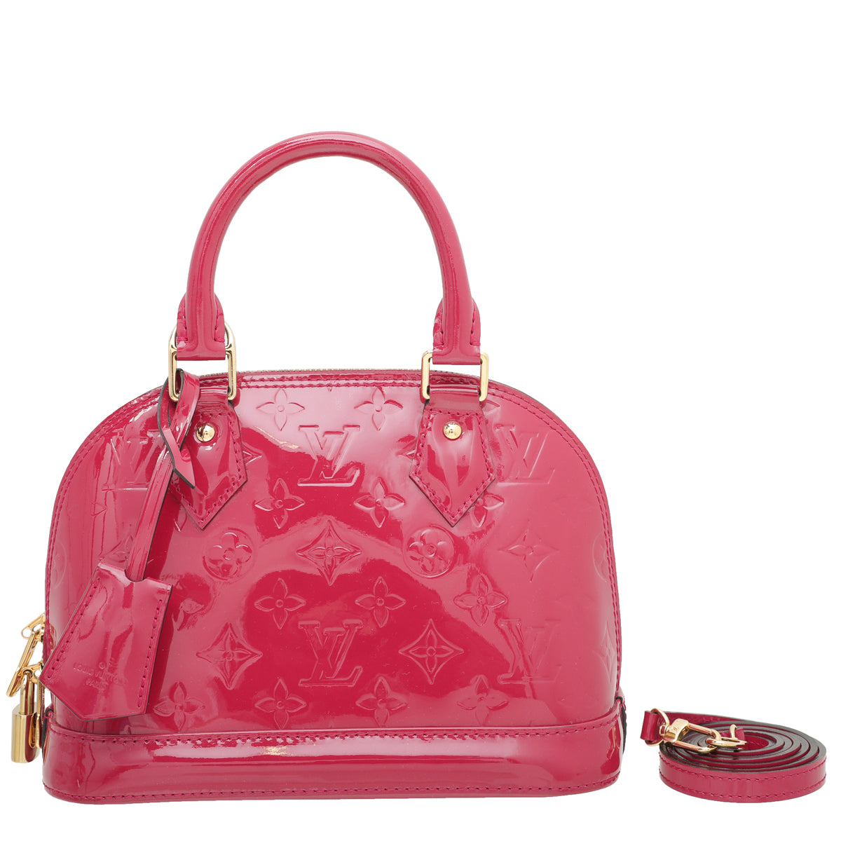 Louis Vuitton Indian Rose Monogram Vernis Alma Bag-Louis Vuitton-THE CLOSET