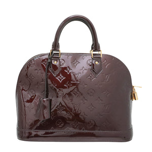 Louis Vuitton Amarante Monogram Vernis Alma PM Bag