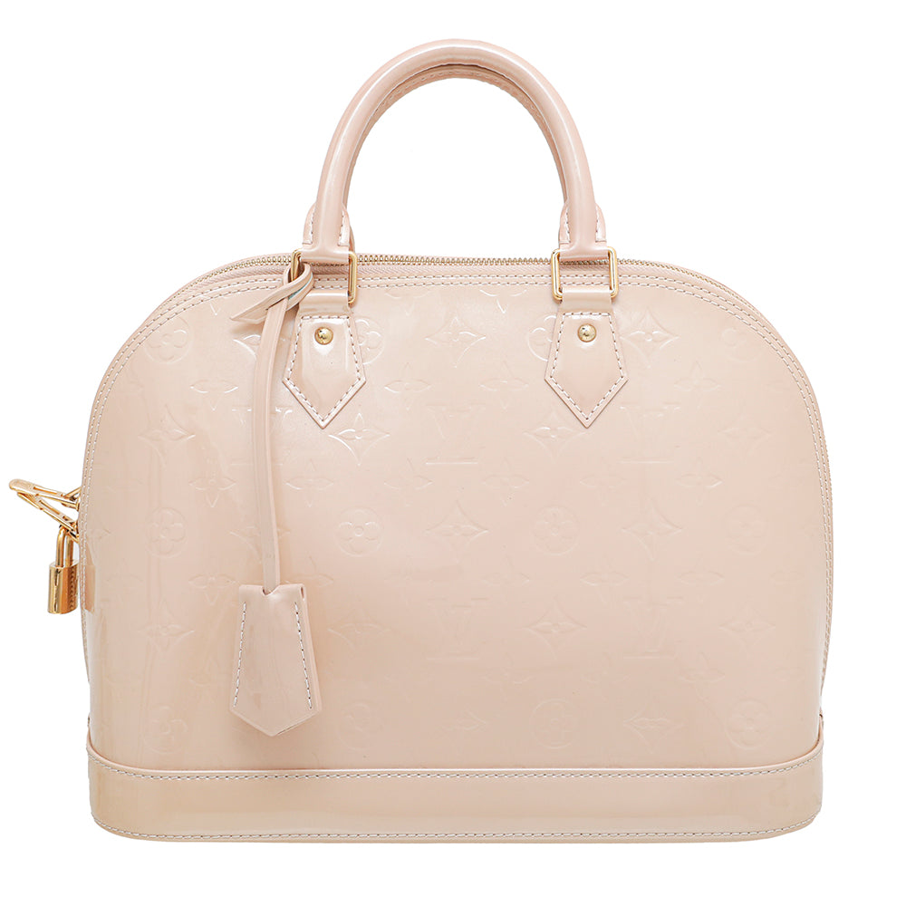 Louis Vuitton Rose Florentin Monogram Vernis Alma PM Bag-Louis Vuitton-THE CLOSET