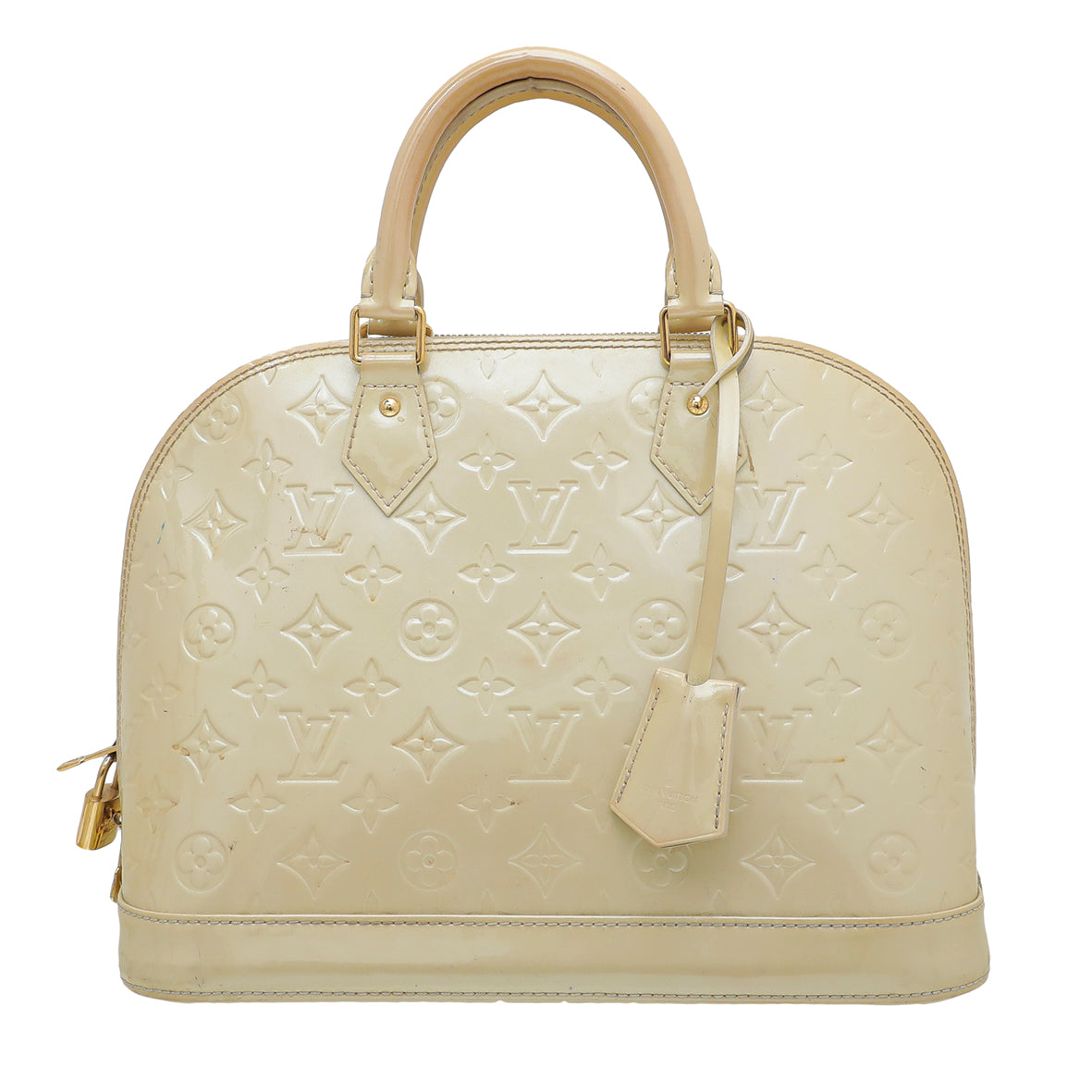Louis Vuitton Perle Monogram Vernis Alma PM Bag-Louis Vuitton-THE CLOSET