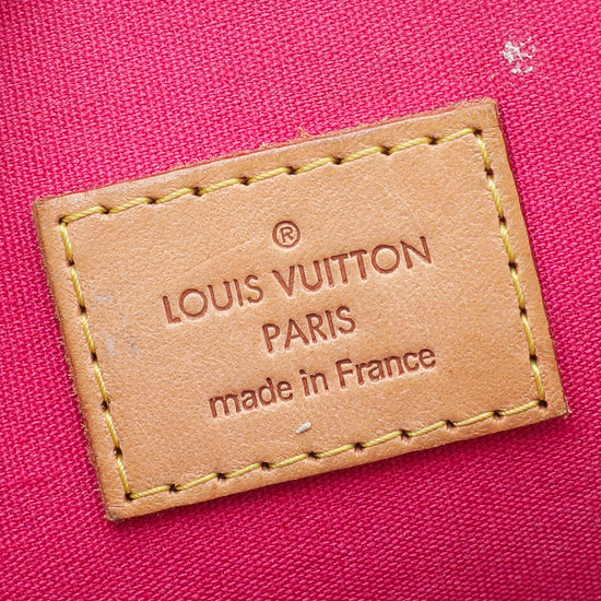 Louis Vuitton Rose Pop Monogram Vernis Alma GM Bag Louis Vuitton
