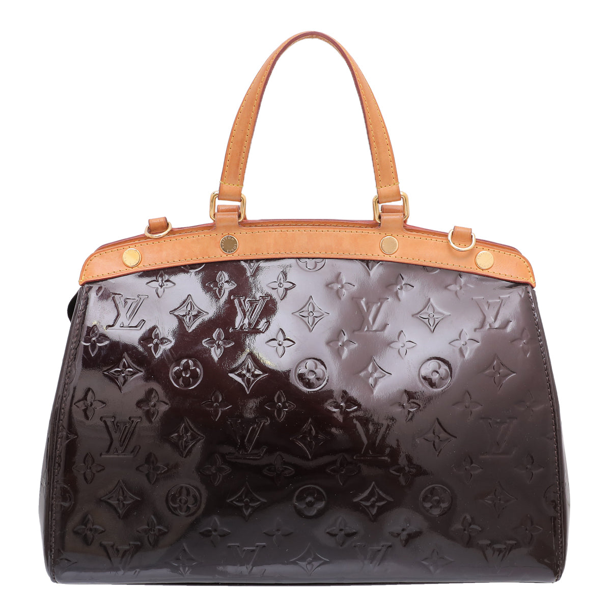 Louis Vuitton Amarante Monogram Vernis Brea Bag-Louis Vuitton-THE CLOSET