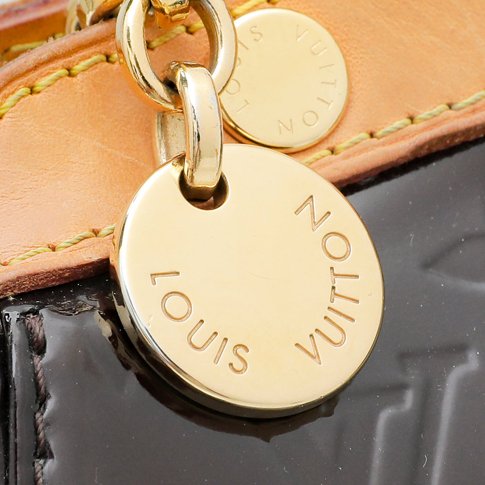 Louis Vuitton Amarante Monogram Vernis Brea MM Bag-Louis Vuitton-THE CLOSET