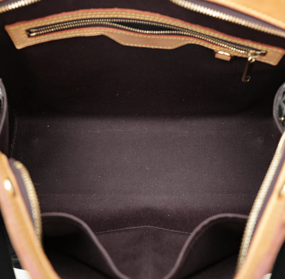 Louis Vuitton Amarante Monogram Vernis Brea MM Bag-Louis Vuitton-THE CLOSET