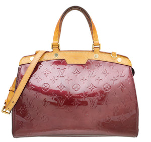 Louis Vuitton Rouge Fauviste Monogram Vernis Brea MM Bag