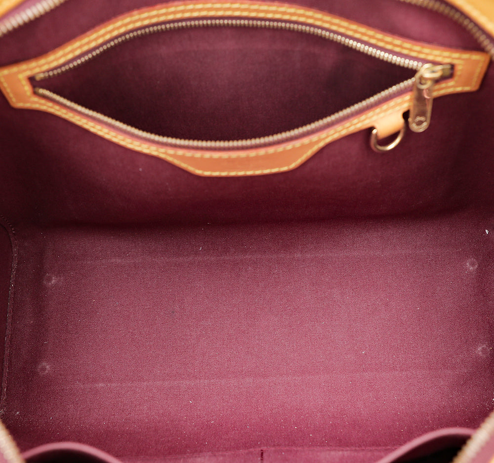 Louis Vuitton Rouge Fauviste Monogram Vernis Brea MM Bag-Louis Vuitton-THE CLOSET