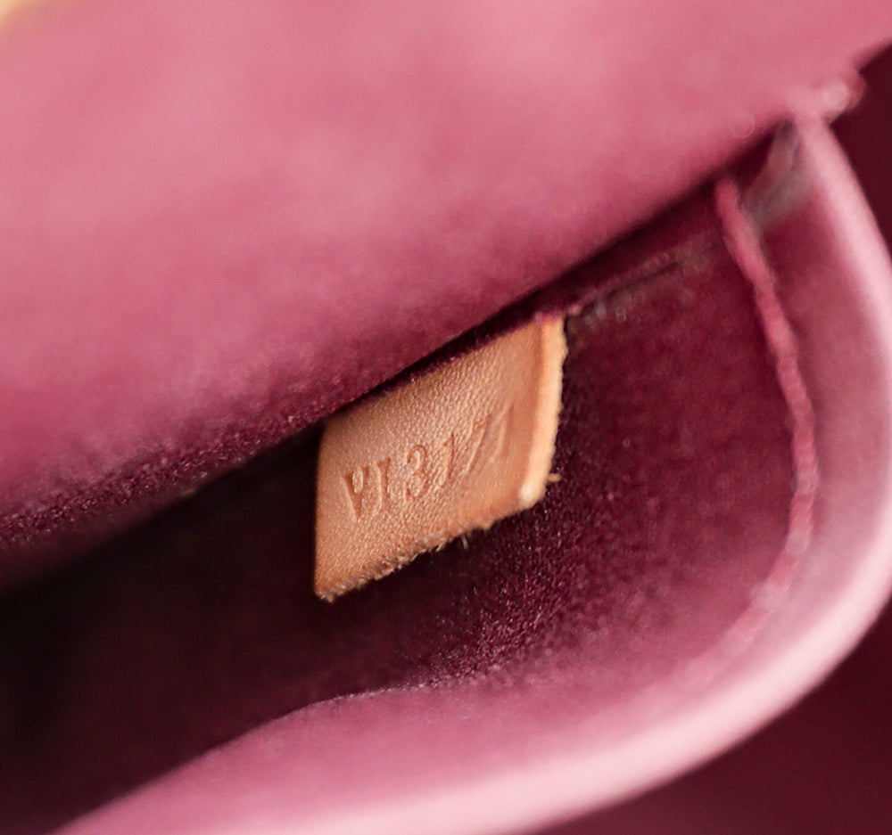 Louis Vuitton Rouge Fauviste Monogram Vernis Brea MM Bag-Louis Vuitton-THE CLOSET