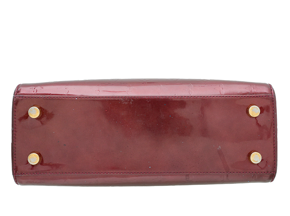 Louis Vuitton Rouge Fauviste Monogram Vernis Brea MM Bag-Louis Vuitton-THE CLOSET