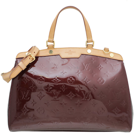 Louis Vuitton Rouge Fauviste Monogram Vernis Brea MM Bag – The Closet