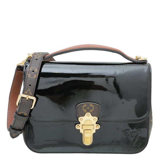 Louis Vuitton monogram Black Vernis Cherrywood Bag