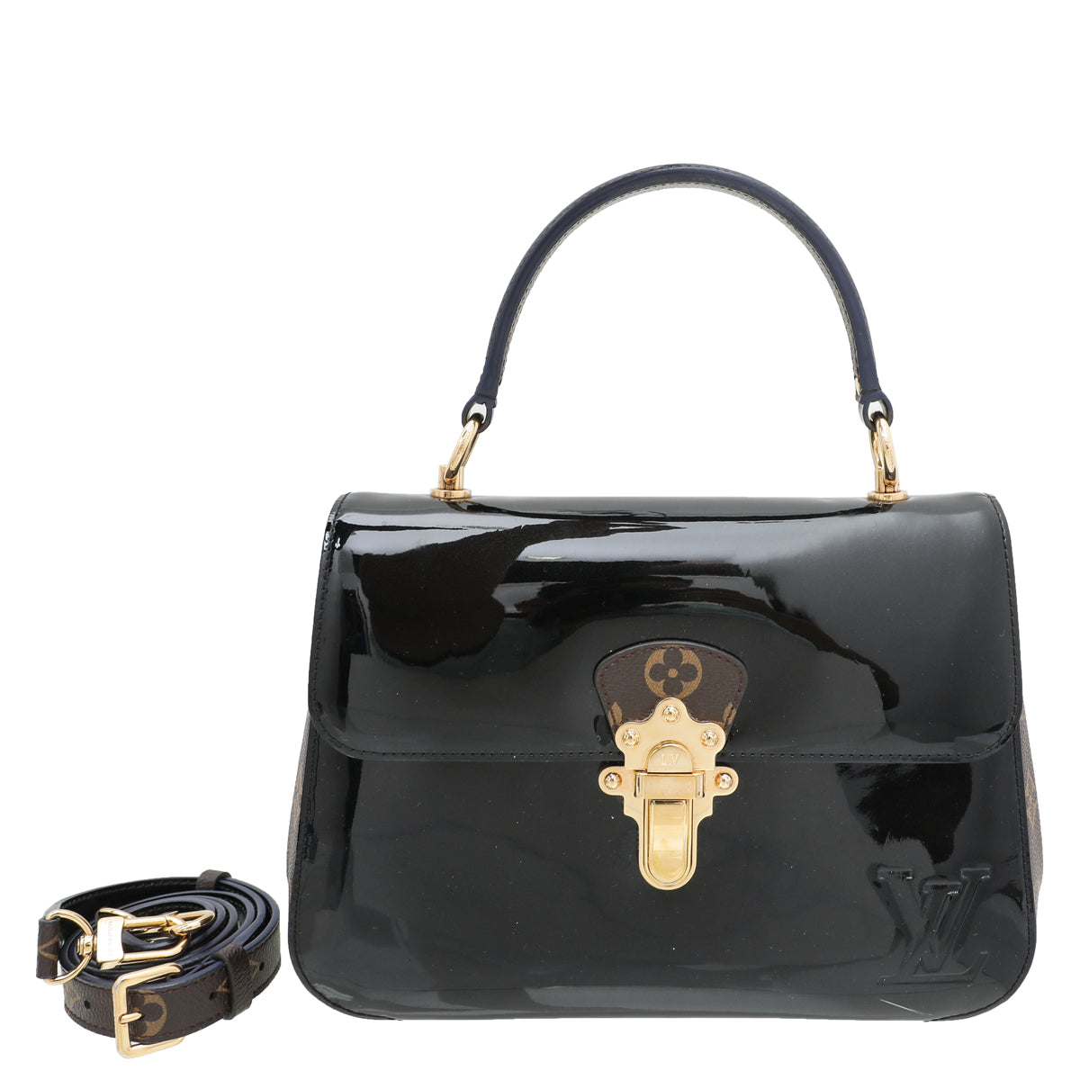 Louis Vuitton Bicolor Monogram Vernis Cherrywood PM Bag-Louis Vuitton-THE CLOSET