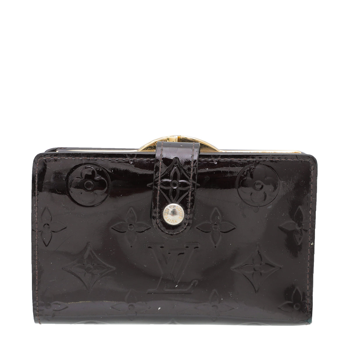 Louis Vuitton Amarante Monogram Vernis French Wallet-Louis Vuitton-THE CLOSET