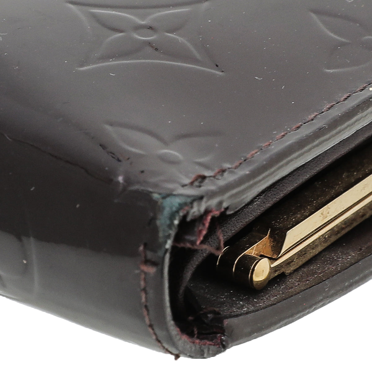 Louis Vuitton Amarante Monogram Vernis French Wallet-Louis Vuitton-THE CLOSET