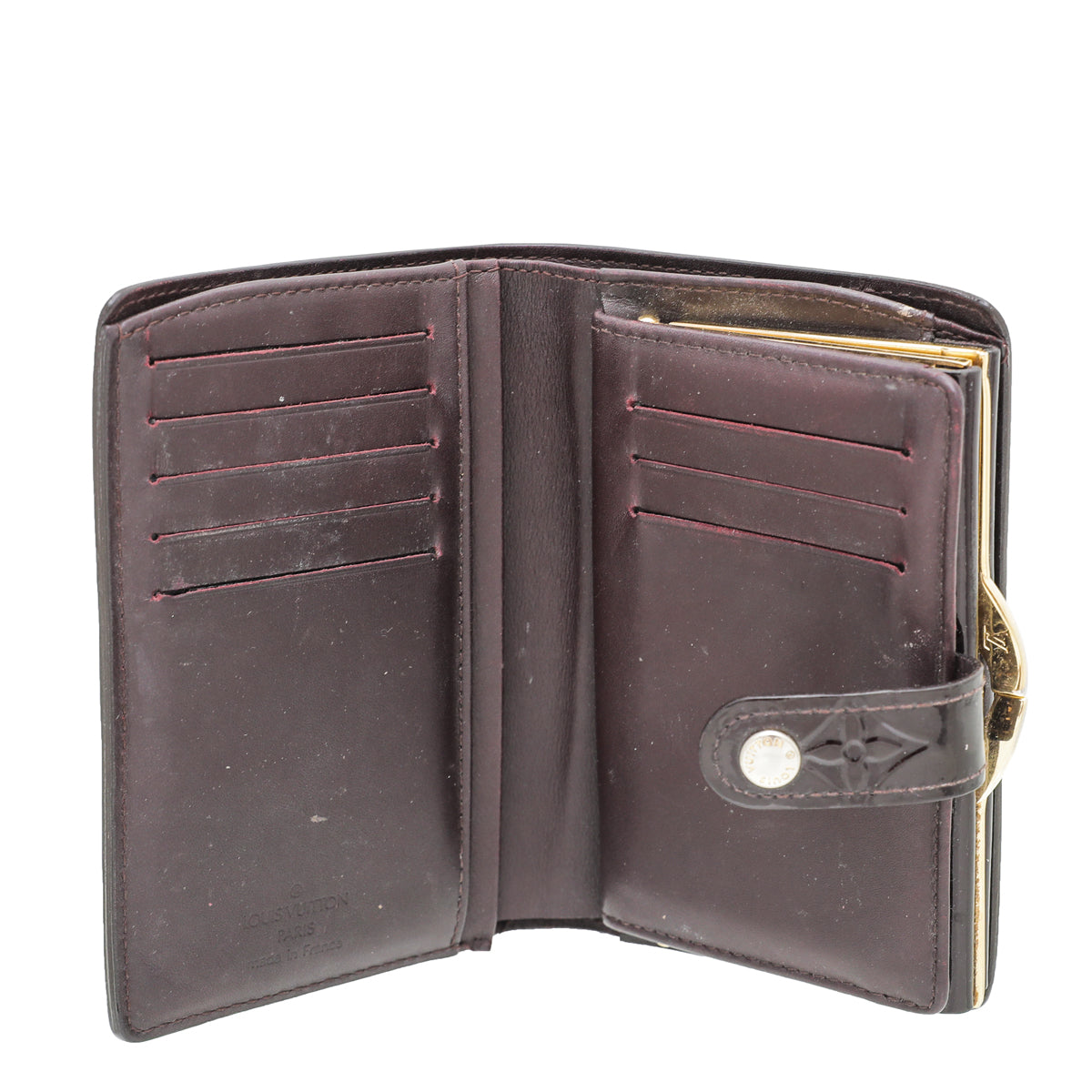 Louis Vuitton Amarante Monogram Vernis French Wallet-Louis Vuitton-THE CLOSET