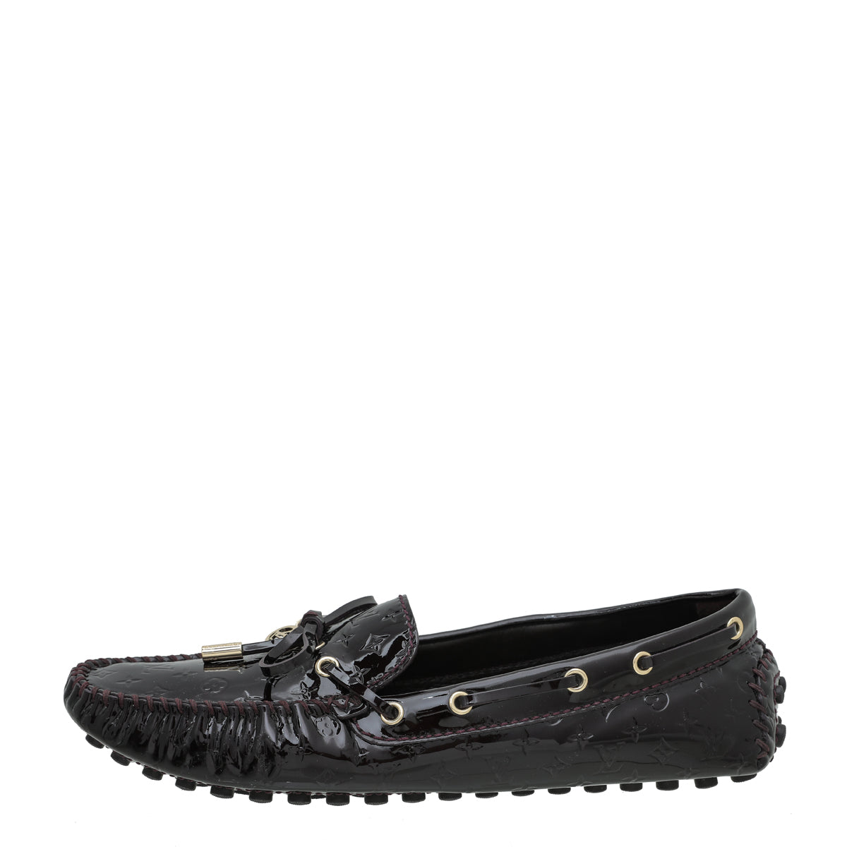 Louis Vuitton Amarante Monogram Vernis Gloria Loafers 39-Louis Vuitton-THE CLOSET
