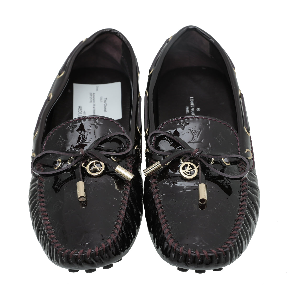 Louis Vuitton Amarante Monogram Vernis Gloria Loafers 39-Louis Vuitton-THE CLOSET