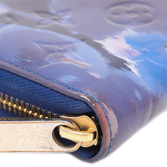 Louis Vuitton Navy Blue Monogram Vernis Zippy Wallet Louis Vuitton | The  Luxury Closet