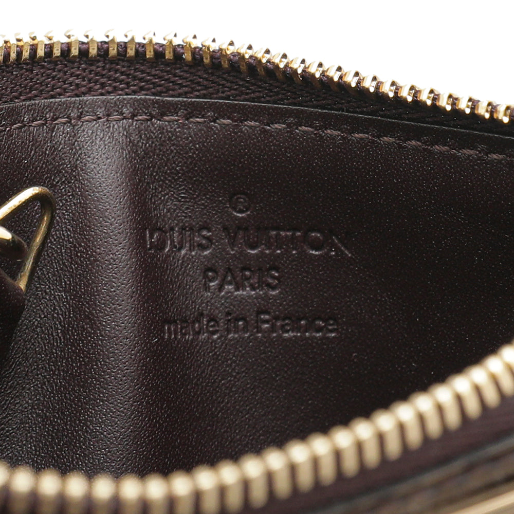 Louis Vuitton Amarante Monogram Vernis Key Pouch NM Pochette Cles 66lk825s  For Sale at 1stDibs