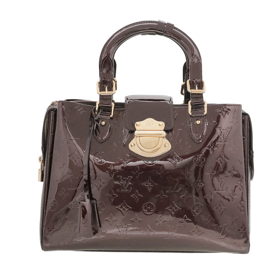 Louis Vuitton Amarante Monogram Vernis Melrose Avenue Bag