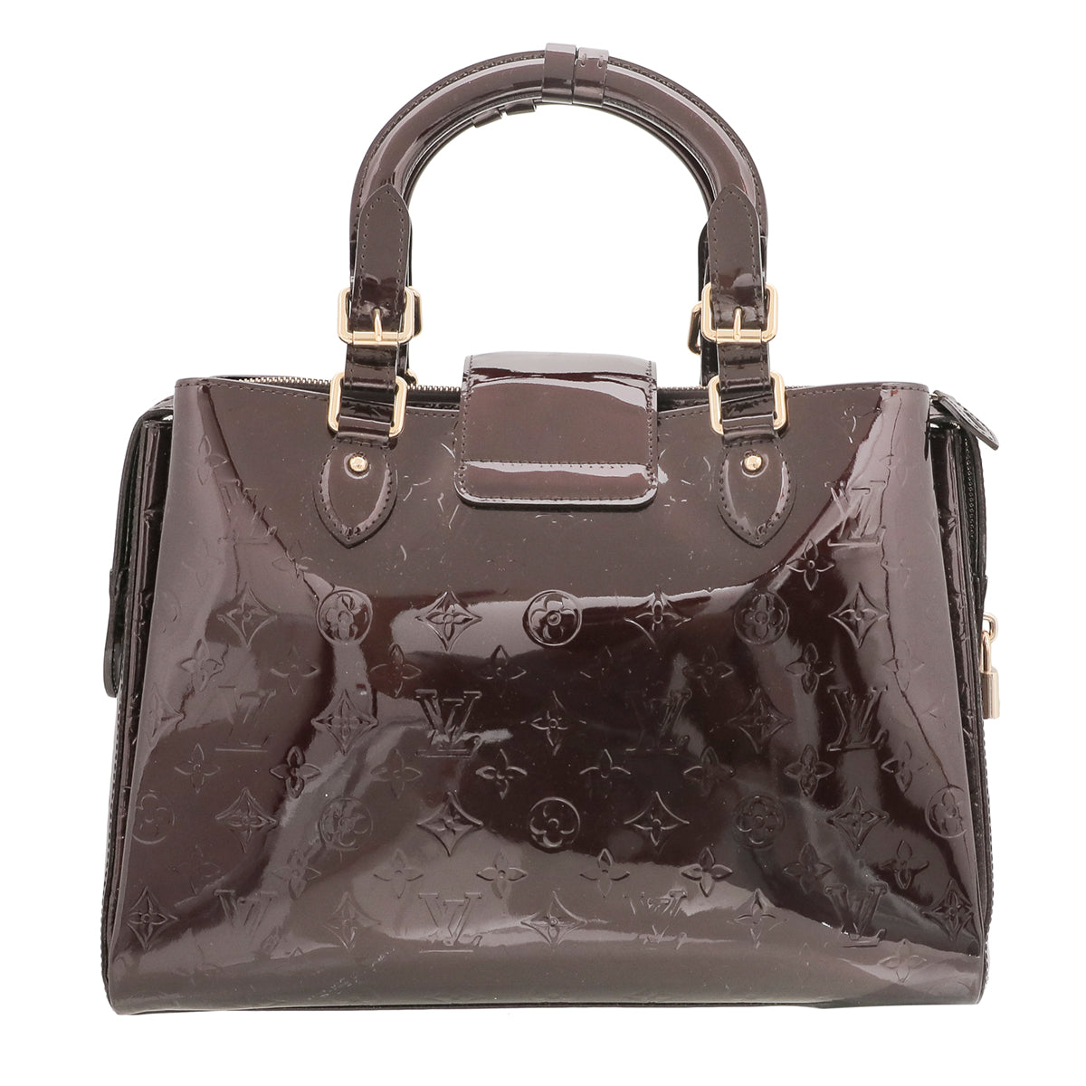 Louis Vuitton Amarante Monogram Vernis Melrose Avenue Bag