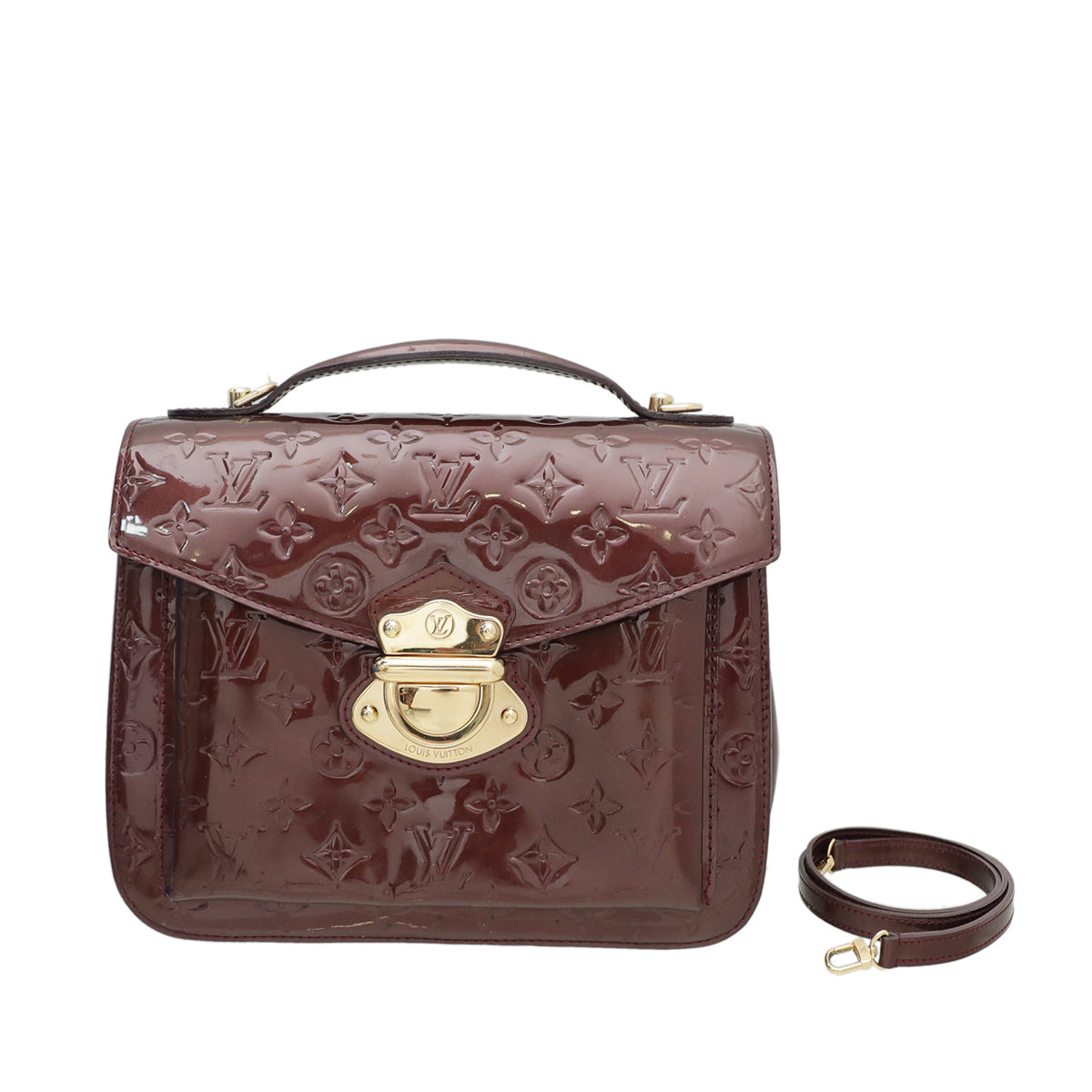 Louis Vuitton Amarante Monogram Vernis Mirada Bag-Louis Vuitton-THE CLOSET