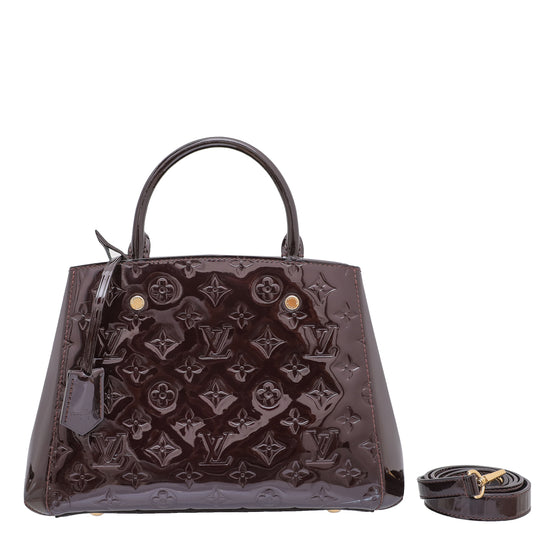 Louis Vuitton Amarante Monogram Vernis Montaigne BB Bag – The Closet