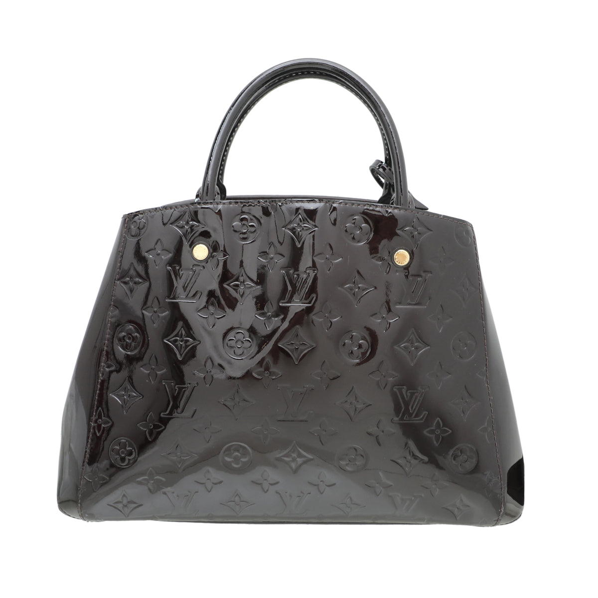 Louis Vuitton Amarante Monogram Vernis Montaigne MM bag-Louis Vuitton-THE CLOSET