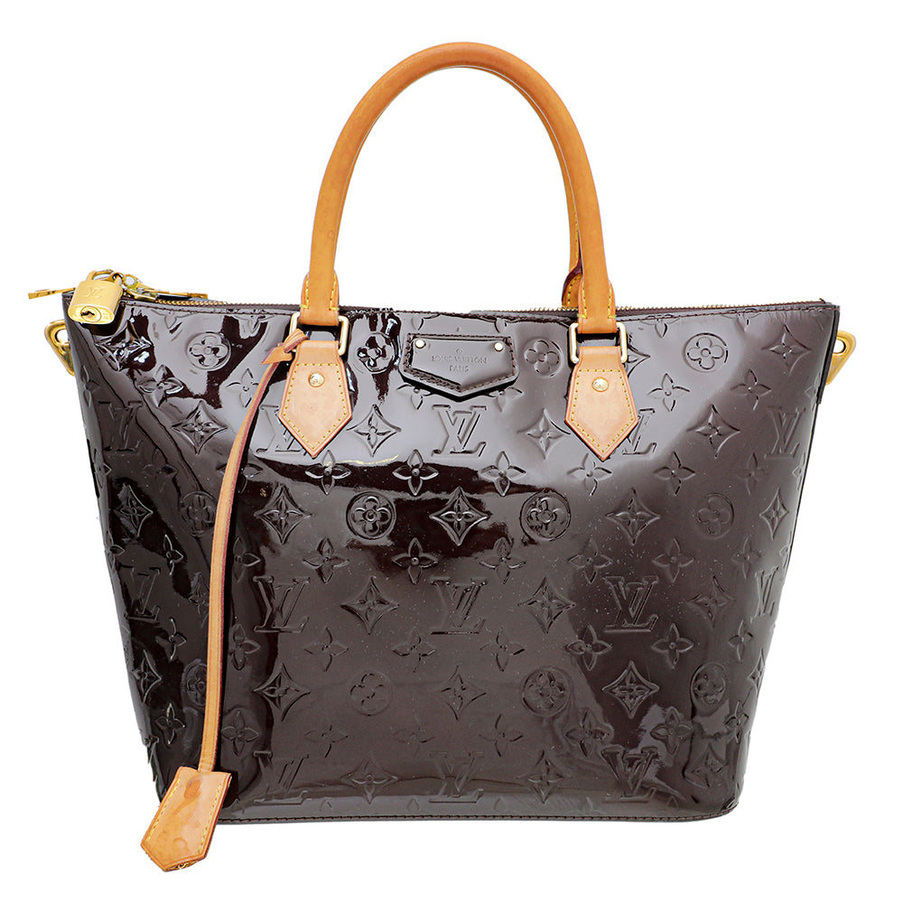 Louis Vuitton Amarante Monogram Vernis Montebello MM Bag-Louis Vuitton-THE CLOSET