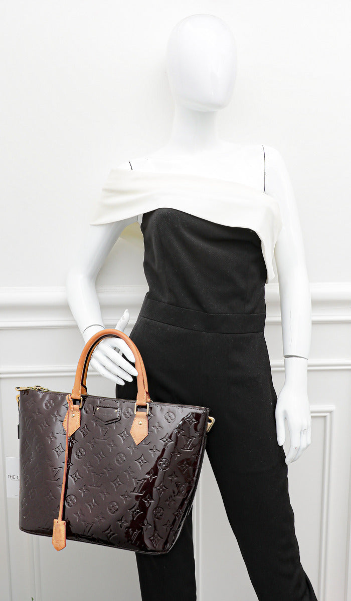 Louis Vuitton Amarante Monogram Vernis Montaigne MM bag – The Closet
