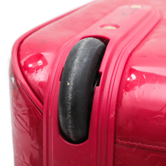 LOUIS VUITTON Pegase 45 Monogram Vernis Leather Suitcase Travel Bag Pink