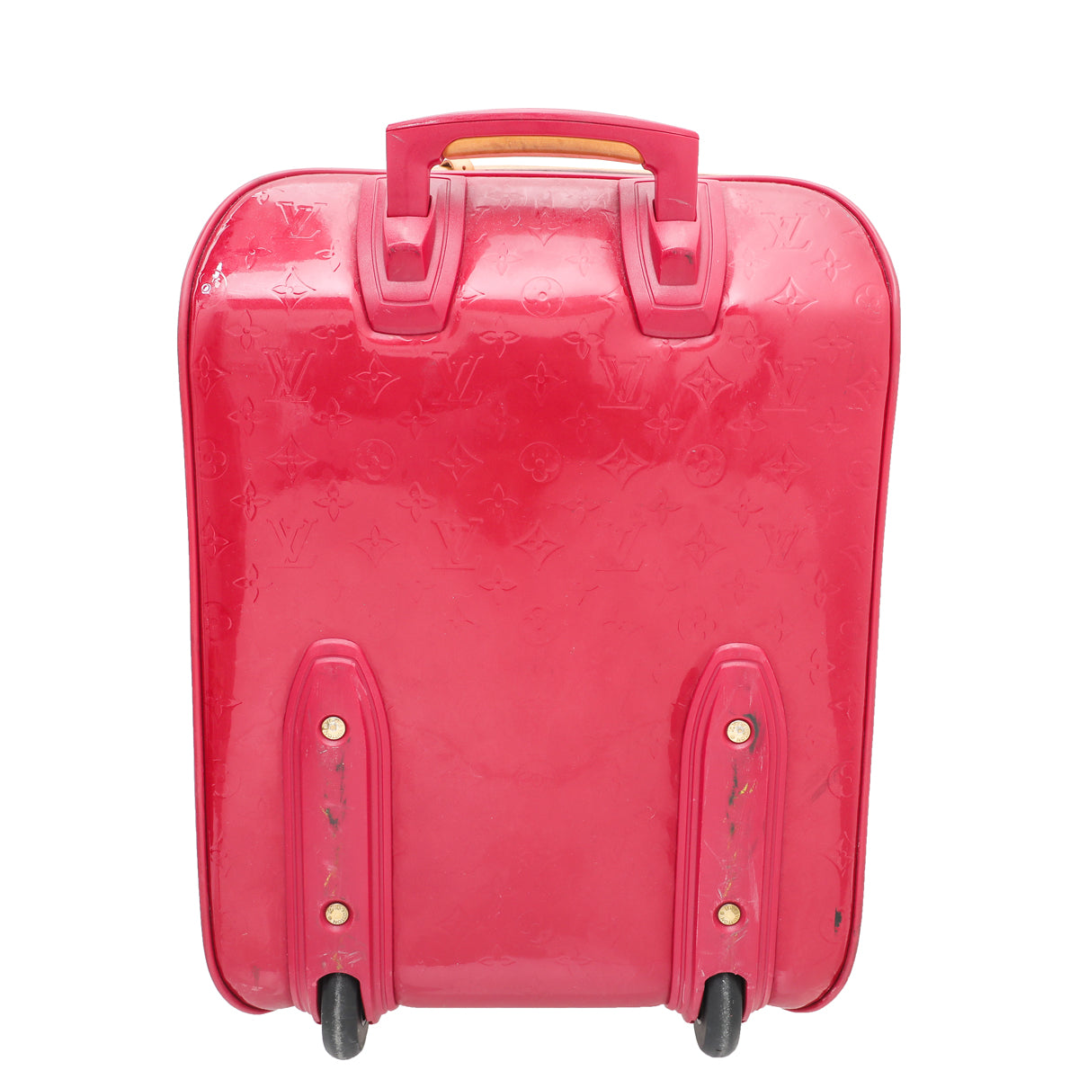 LOUIS VUITTON Pomme D'Amour Monogram Vernis Pegase 45 Suitcase