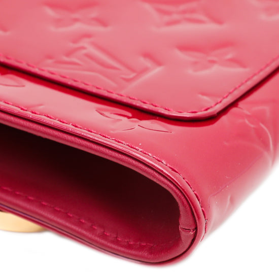 LOUIS VUITTON Vernis Summit Drive Hand Bag Pomme D'amour M93513 LV Auth  23393 Patent leather ref.335519 - Joli Closet