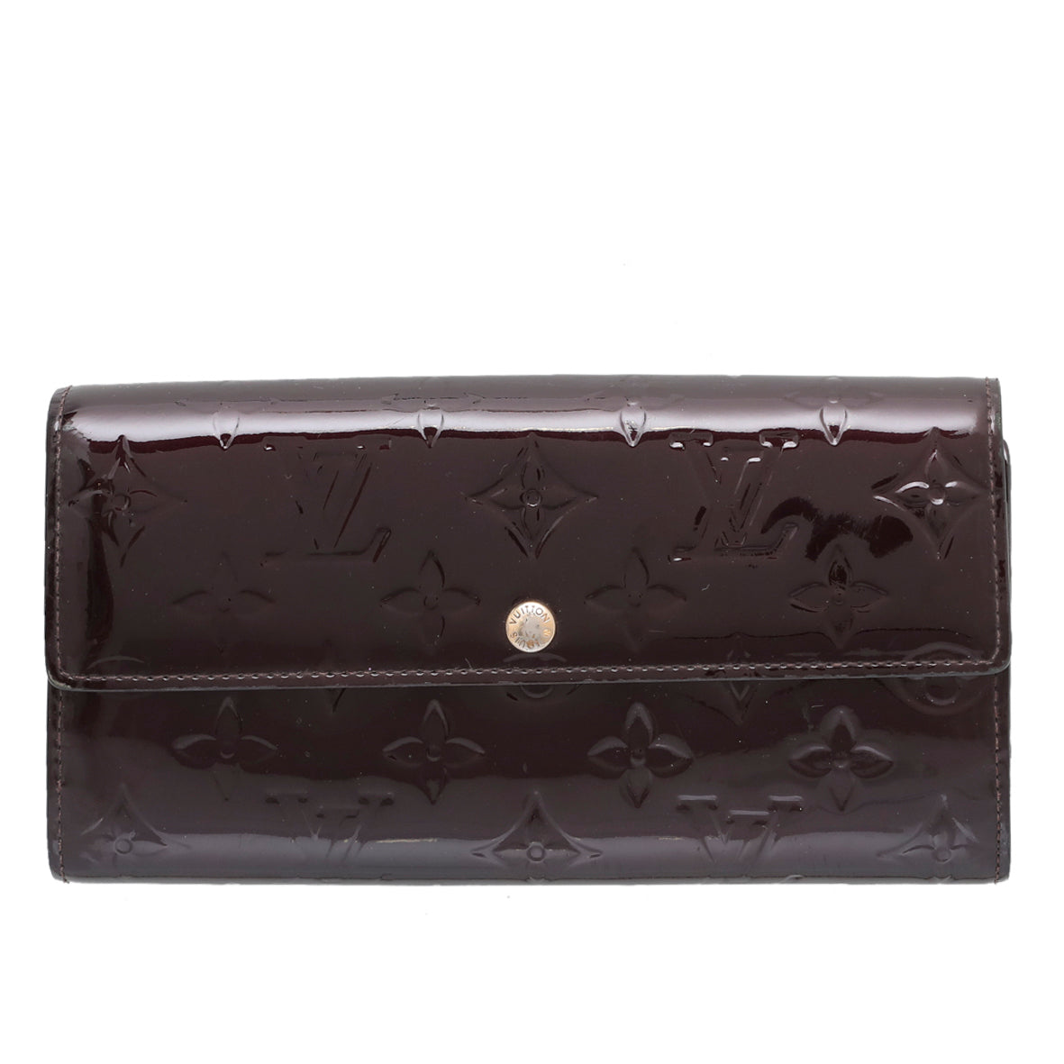 Louis Vuitton Amarante Monogram Vernis Sarah Wallet-Louis Vuitton-THE CLOSET