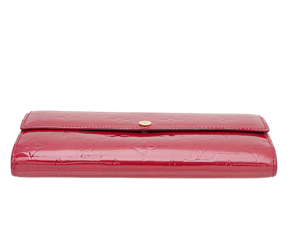 Louis Vuitton Red Monogram Vernis Sarah Wallet-Louis Vuitton-THE CLOSET